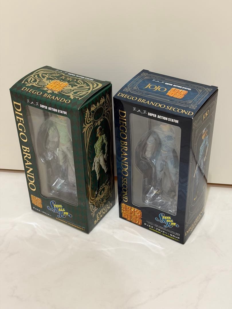 ジョジョ　超像ディエゴ２種　アイプリ良品　超像ARTシルバー・バレット　特典付