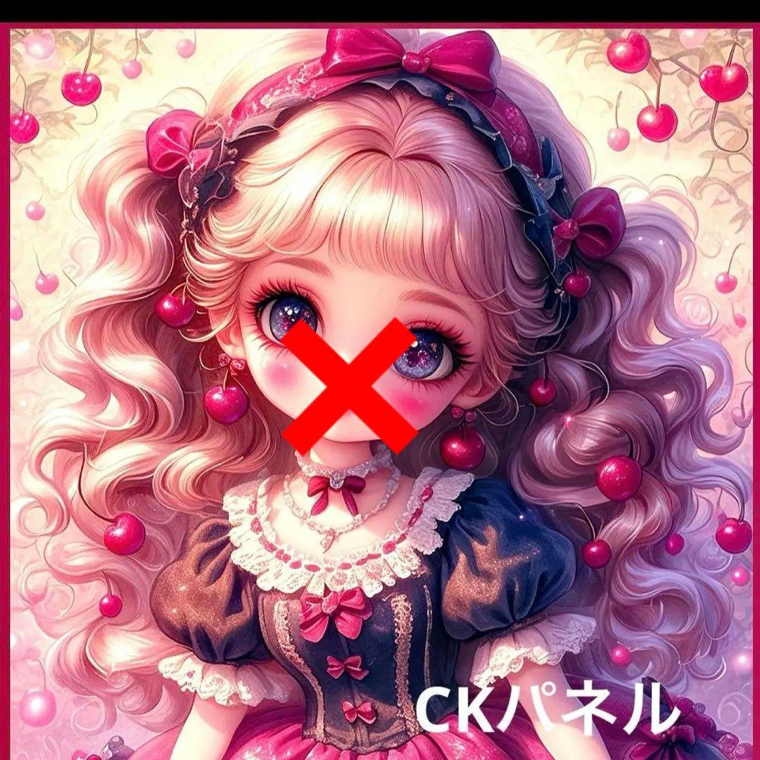 激レアドール女の子パネル生地　ハンドメイド