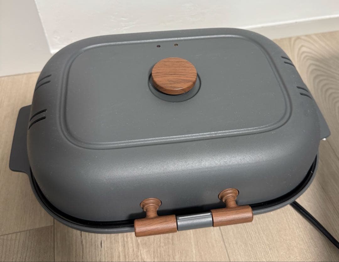 DOSHISHA WFX-102T(GY)焼き芋タイマー付き 平面プレート付き