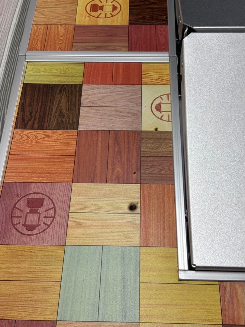 ★Coleman ナチュラルモザイク BBQテーブル 110プラス