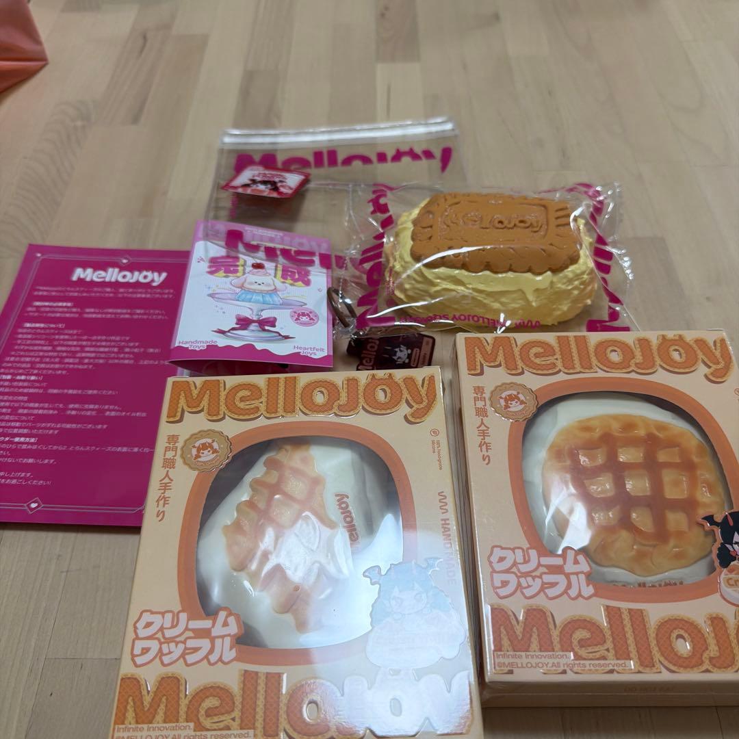 ぴ*ぴ様 【新品未開封】mellojoy メロジョイ　ワッフル　丸　三角　クリー