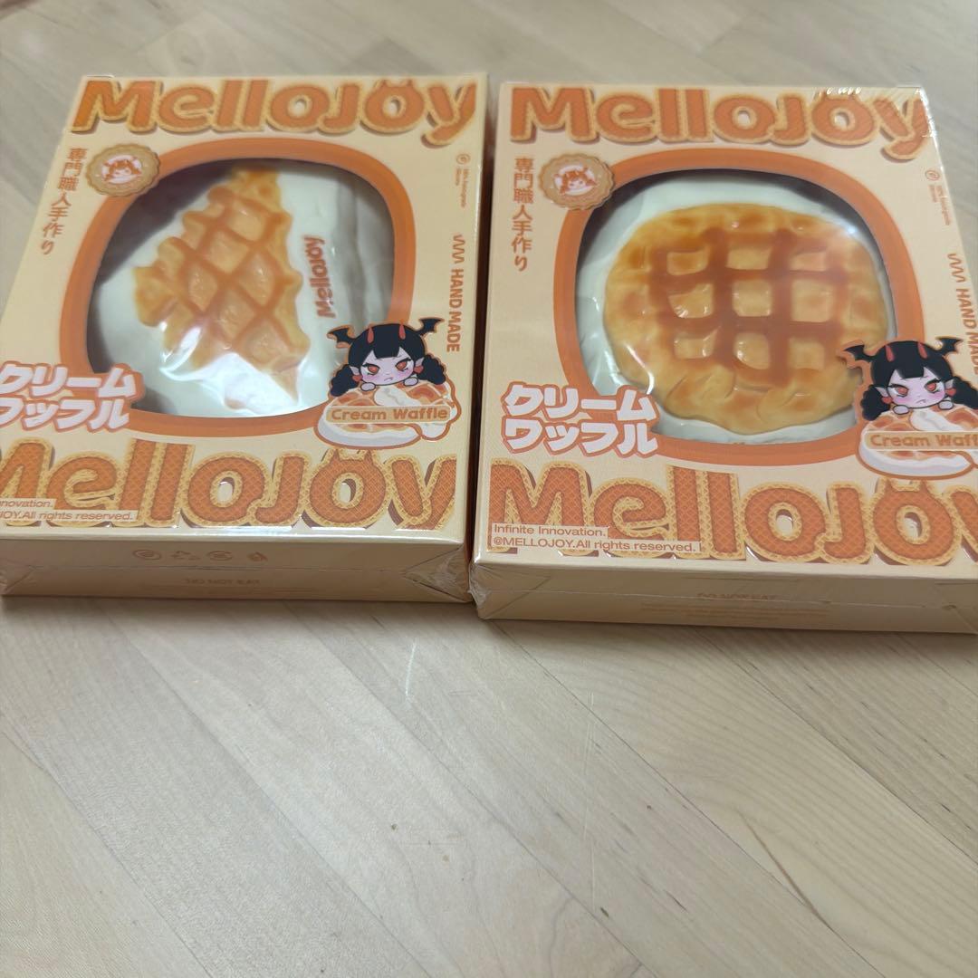 ぴ*ぴ様 【新品未開封】mellojoy メロジョイ　ワッフル　丸　三角　クリー
