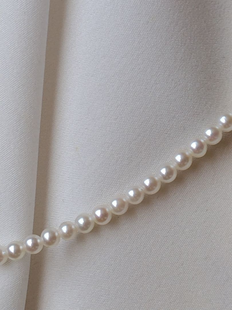 K18 アコヤ真珠ベビーパールネックレス 極小