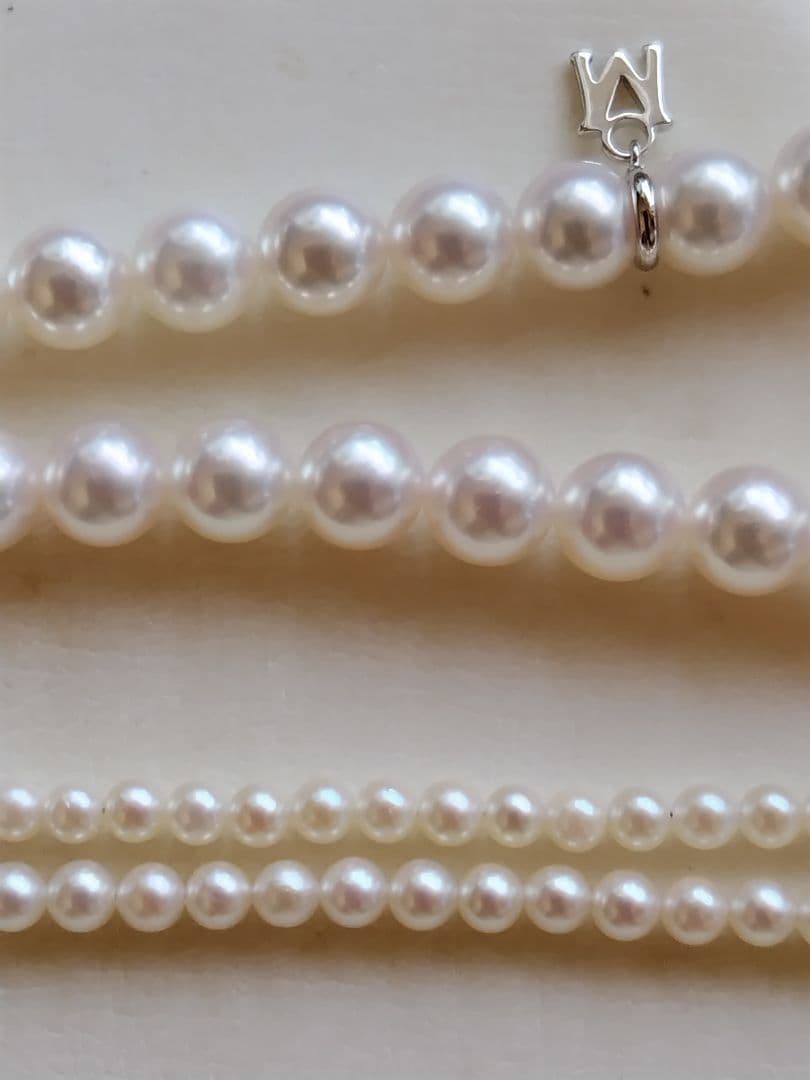 K18 アコヤ真珠ベビーパールネックレス 極小