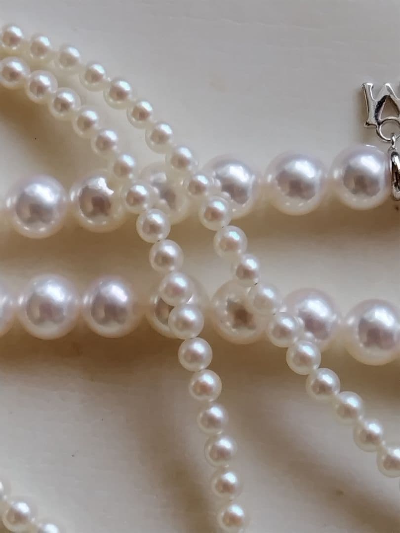 K18 アコヤ真珠ベビーパールネックレス 極小