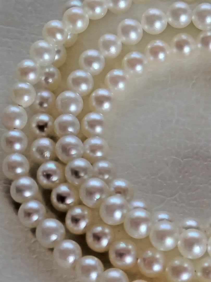 K18 アコヤ真珠ベビーパールネックレス 極小