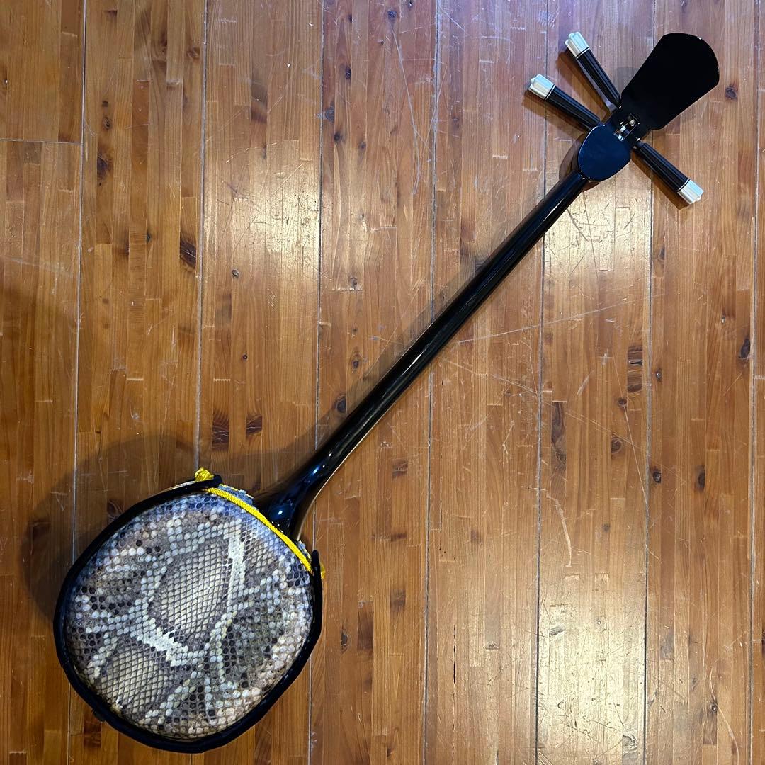 ◼️宮古島から❽ ◼️本皮一枚張り三線◼️女性◼️初心者◼️実際の音色動画有り◼️沖縄三線◼️