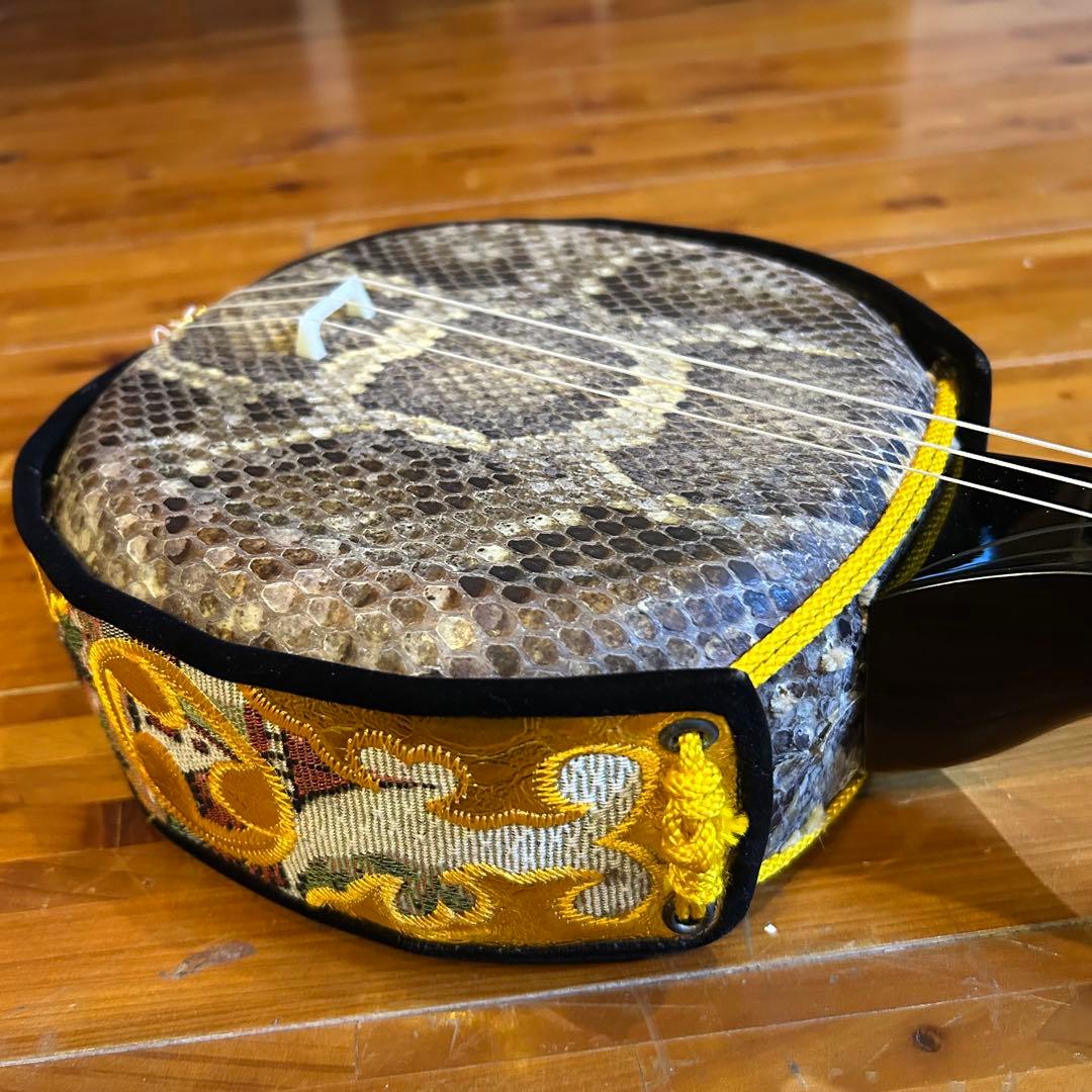 ◼️宮古島から❽ ◼️本皮一枚張り三線◼️女性◼️初心者◼️実際の音色動画有り◼️沖縄三線◼️