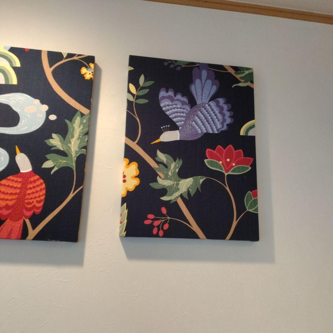 ファブリックパネル　ボラス　バードランド　鳥　おしゃれ