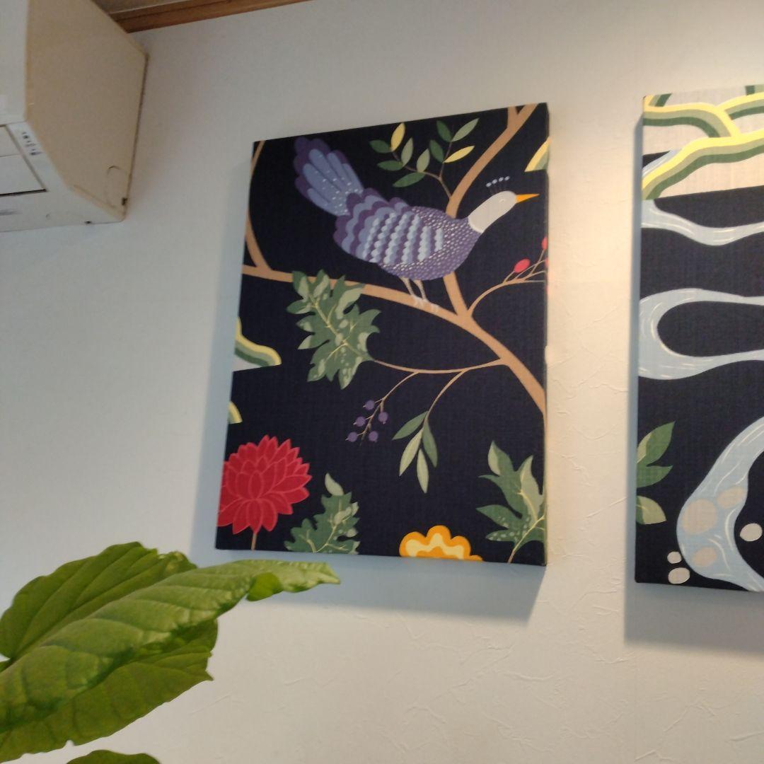 ファブリックパネル　ボラス　バードランド　鳥　おしゃれ