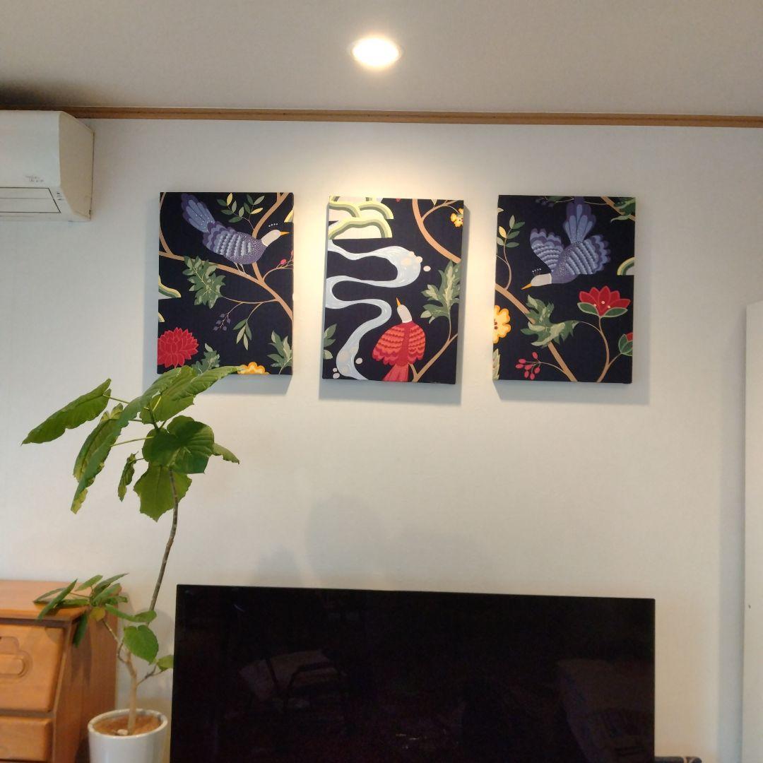 ファブリックパネル　ボラス　バードランド　鳥　おしゃれ