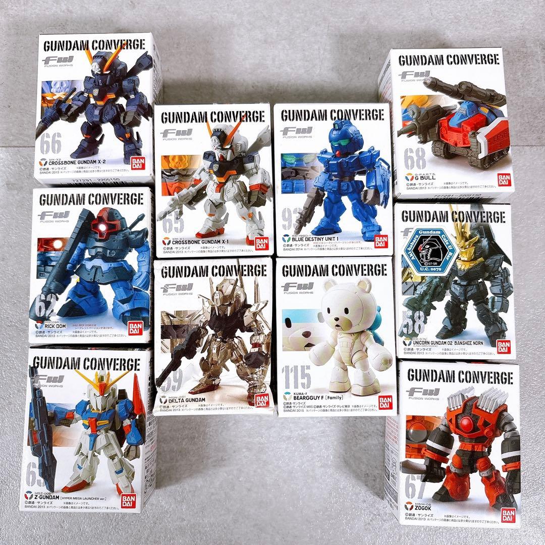 T639 FW ガンダムコンバージ 食玩 10箱セット ガンプラ フィギュア