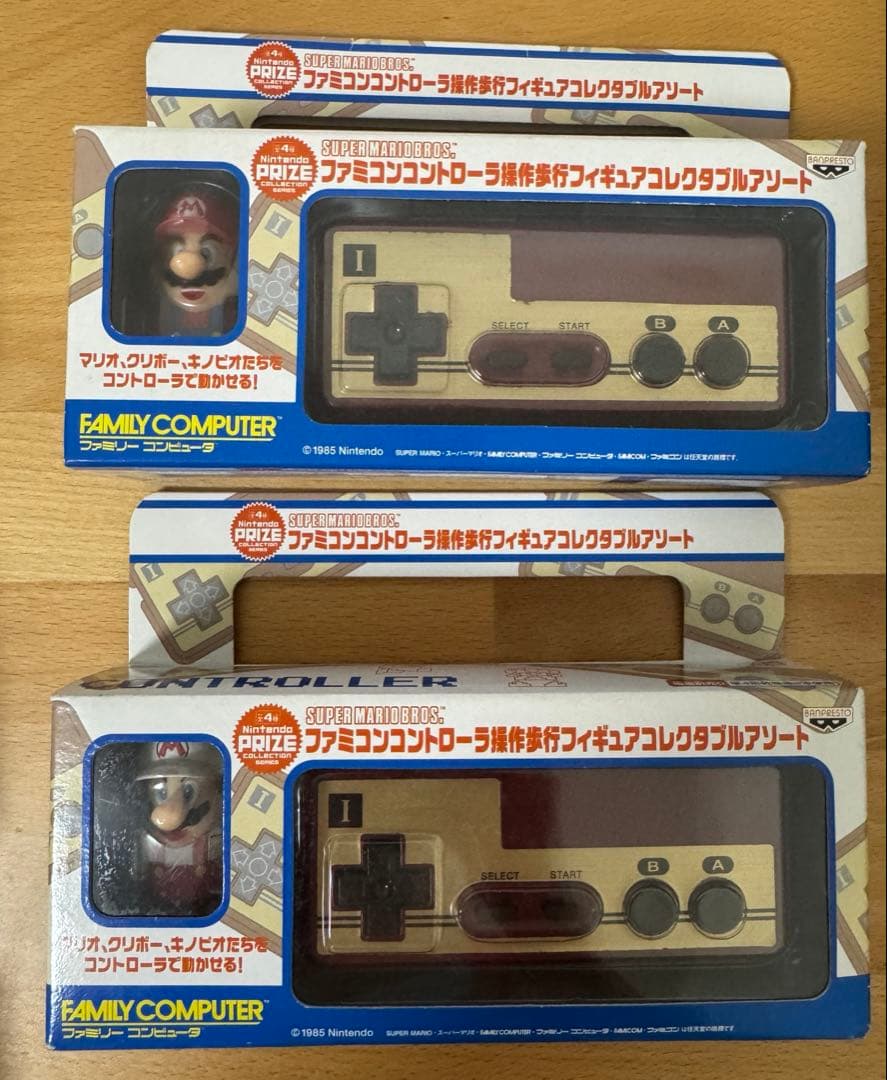 【正規品】ファミコンコントローラー操作歩行フィギュア 任天堂　マリオ　キノピオ