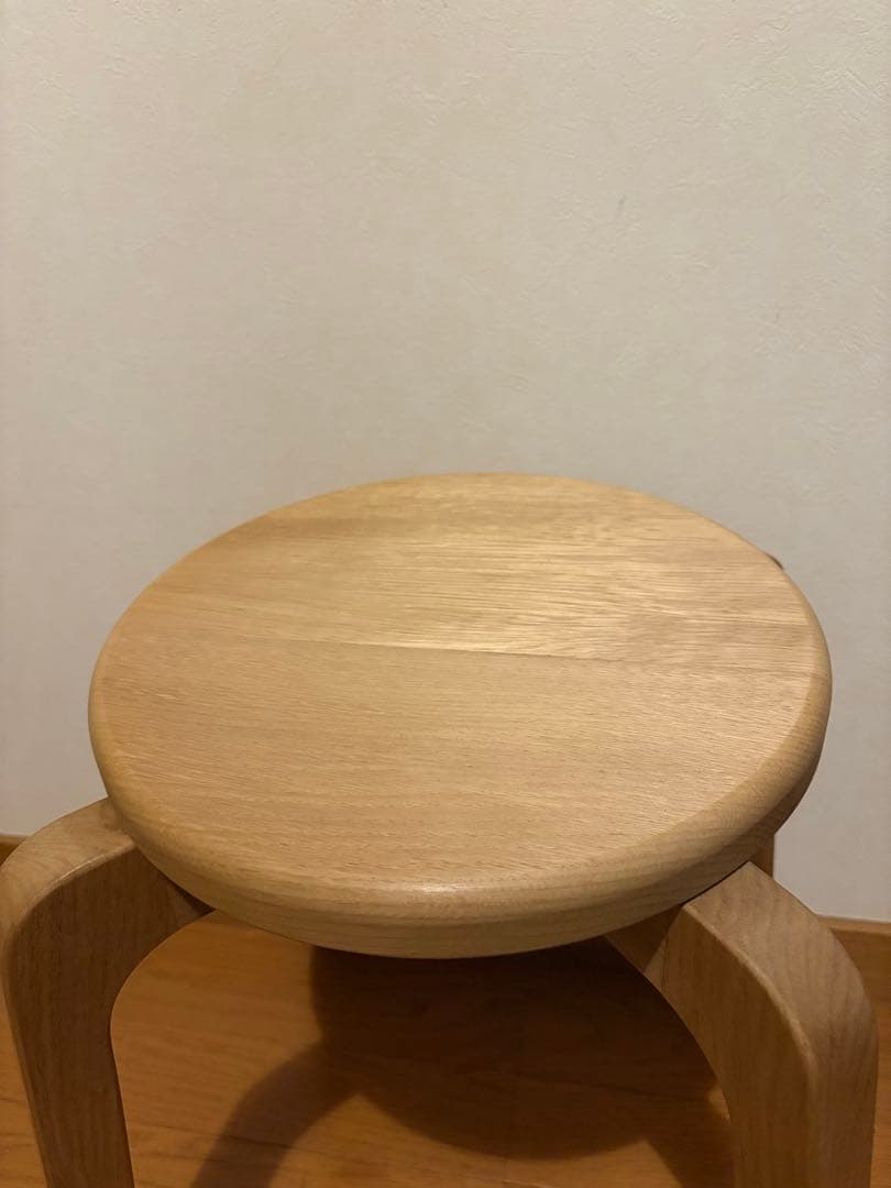 木製 スツール スタッキング 2脚セット ハンドメイド