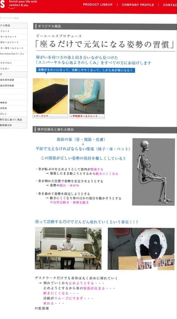 ピーエーエス 学校用モールドシート 姿勢保持 座位保持 新品未使用