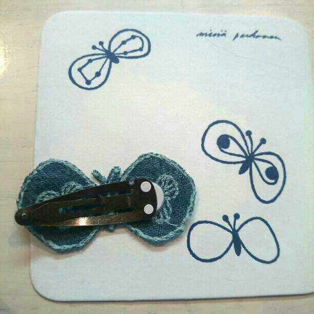 PARTY ☆ ミナペルホネン   ひらひら  ブローチ or ヘアパッチンピン