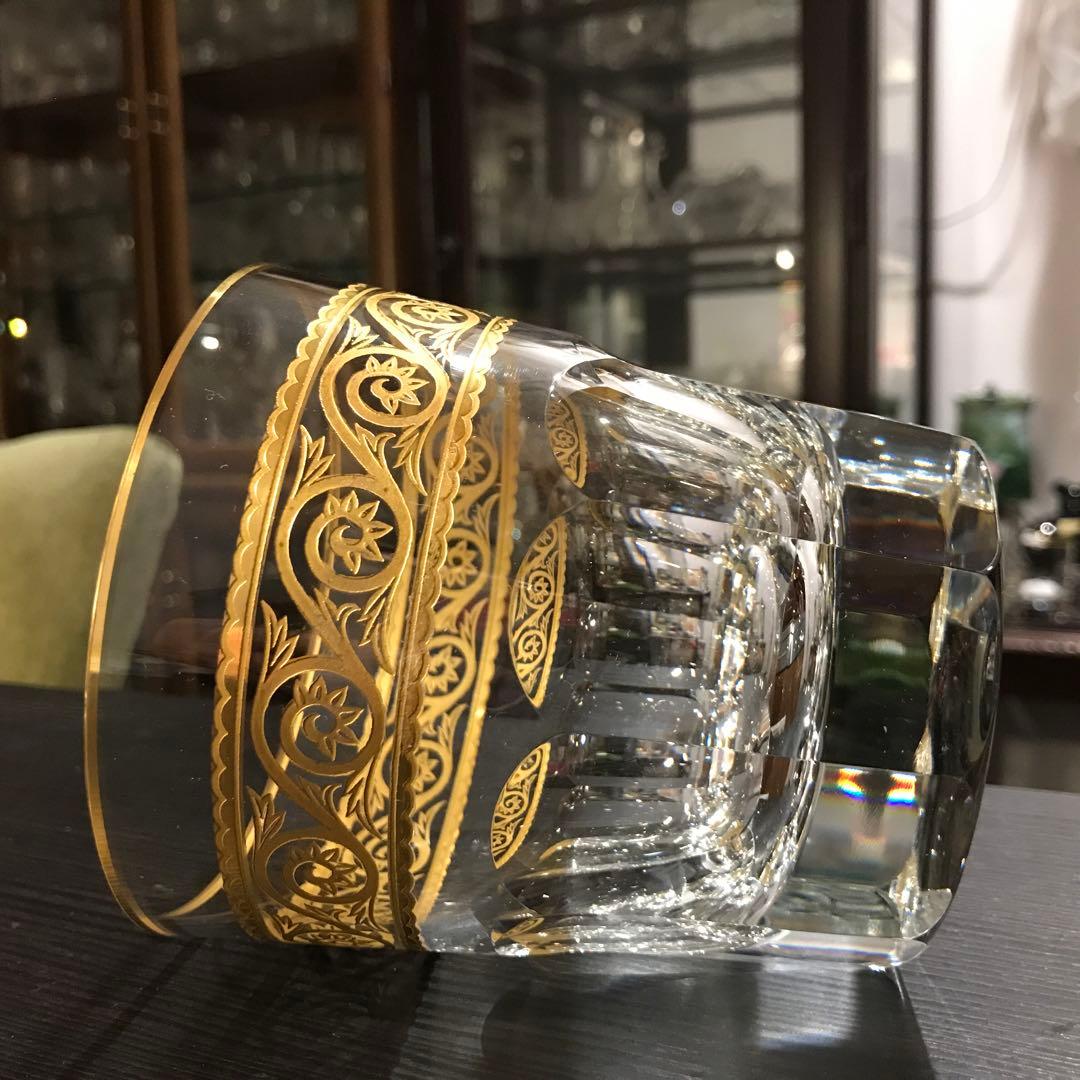稀少オールドバカラBaccaratエルドラドEldoradoアイスペール☆金彩☆