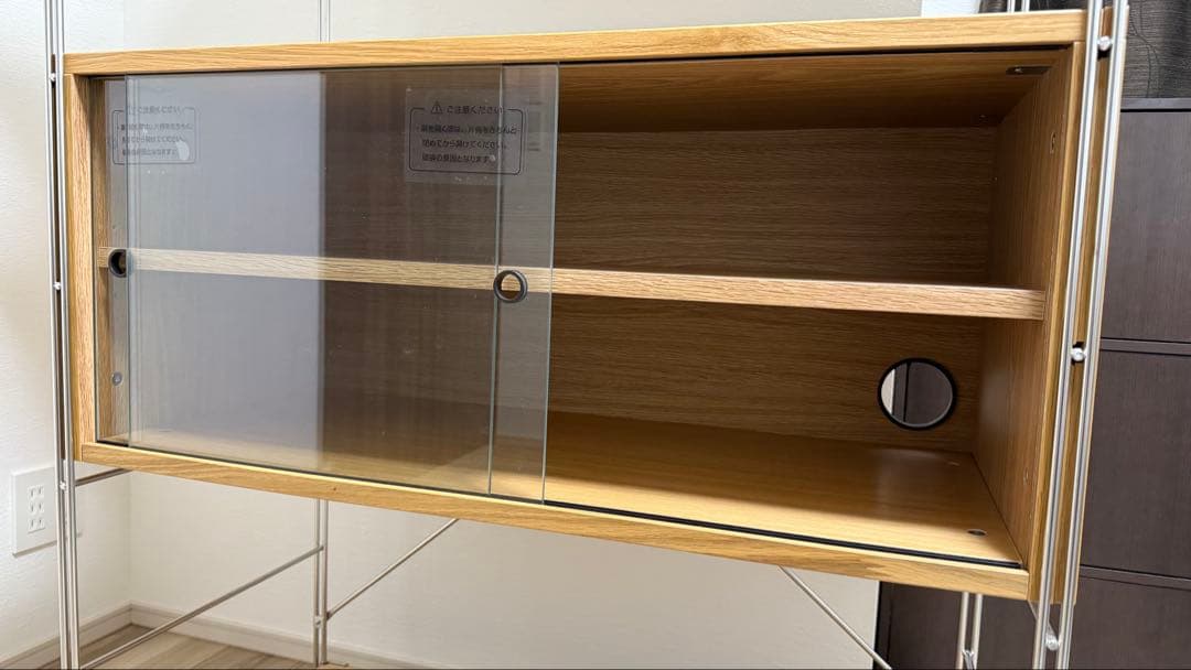無印良品 ステンレスユニットシェルフ・オーク材セット