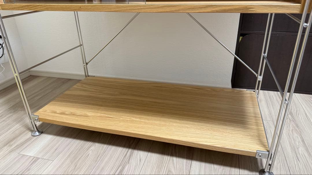無印良品 ステンレスユニットシェルフ・オーク材セット