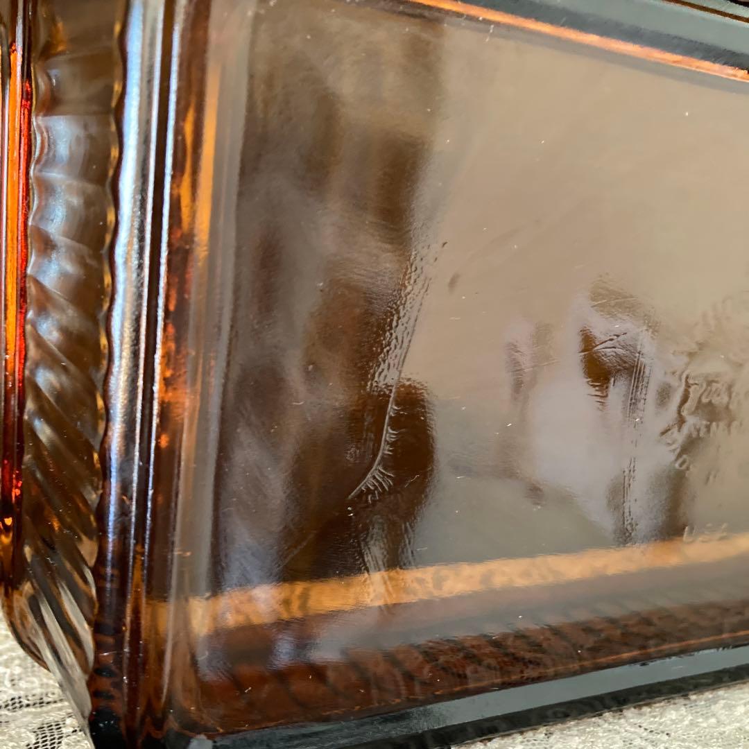 ファイヤーキング　ローフパン　アンバー　籐　トレイ　USA