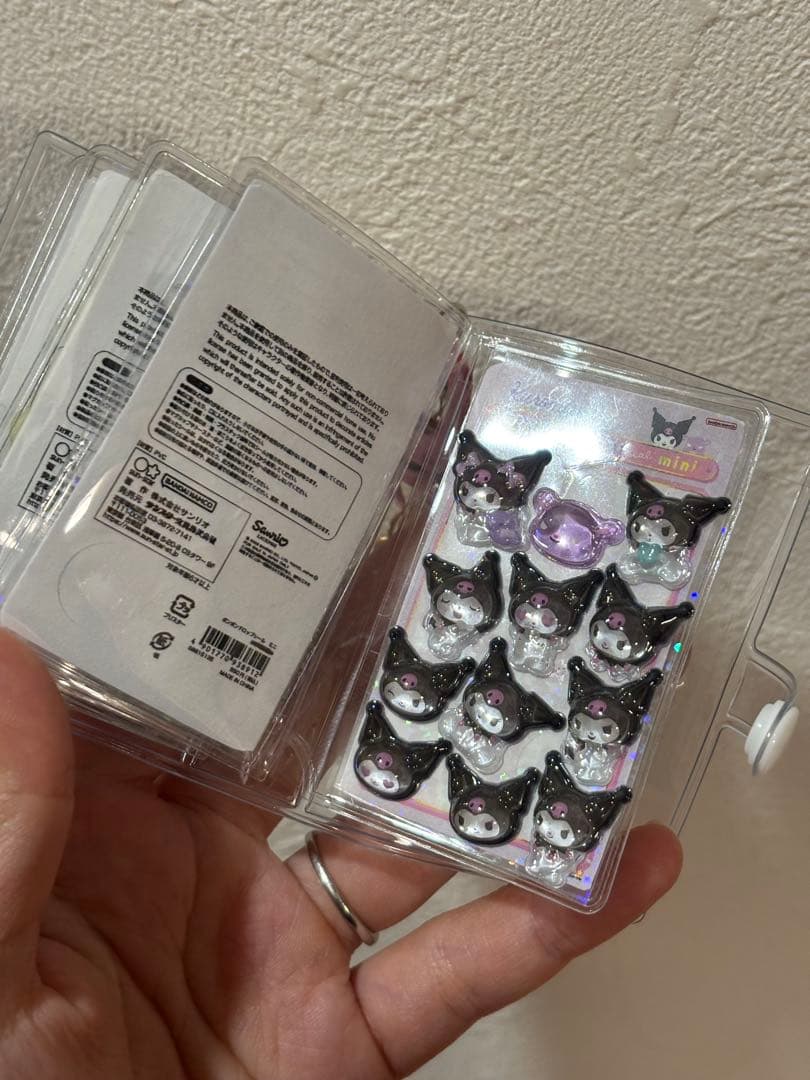 【ハンドメイド】ミニシール帳　サンリオ　ボンボンドロップmini チャーム2個付