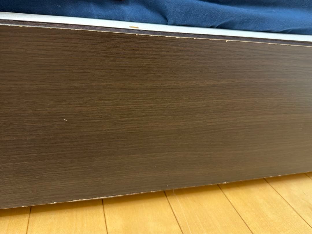 LED照明付きセミダブルベッドフレーム