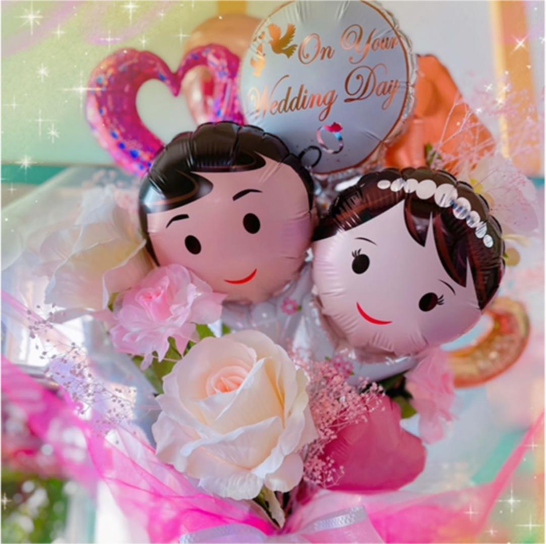 ウェディングバルーンブーケ