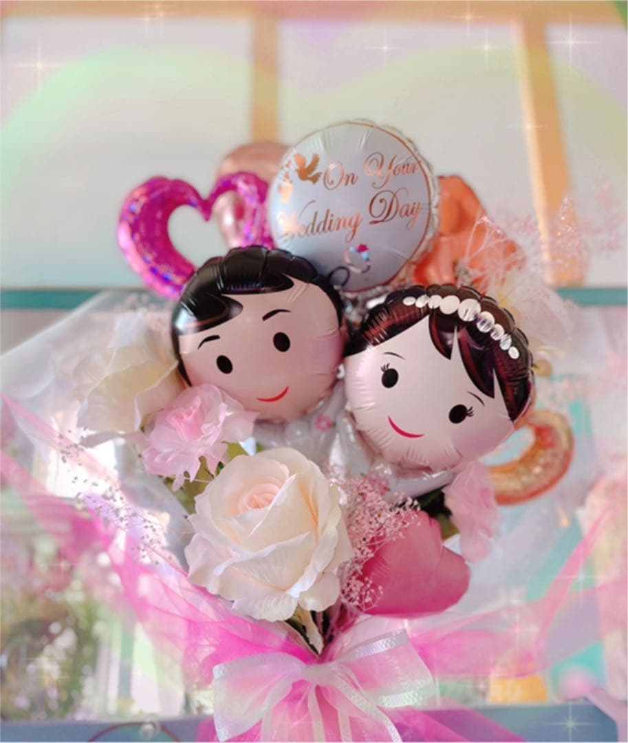 ウェディングバルーンブーケ