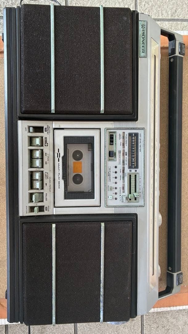 PIONEER ランナウェイ SK-95 ラジカセ 昭和 レトロ 店舗用装飾品