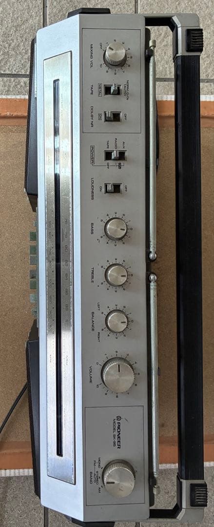 PIONEER ランナウェイ SK-95 ラジカセ 昭和 レトロ 店舗用装飾品