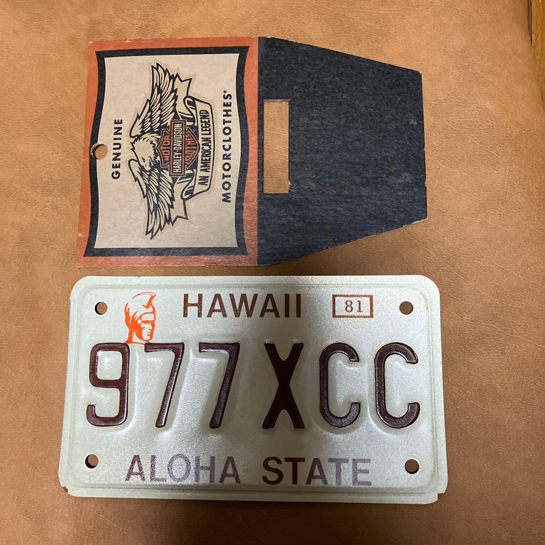 ハーレーダビッドソン　ナンバープレート