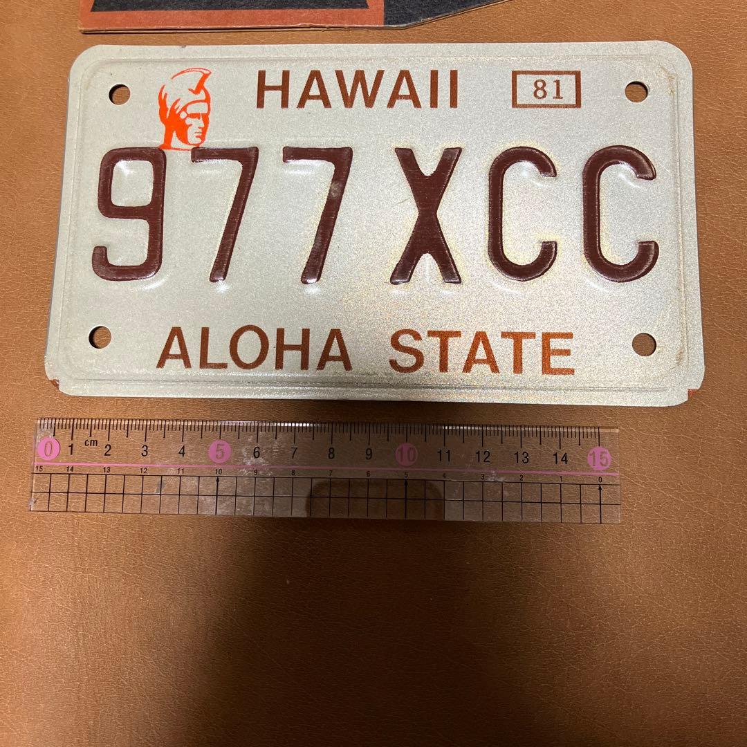 ハーレーダビッドソン　ナンバープレート