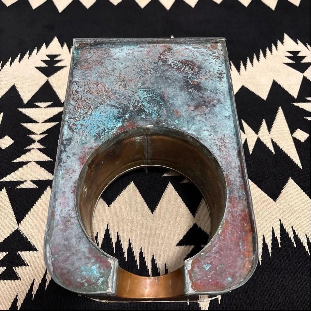 昭和レトロ　関西火鉢　長火鉢 銅製コンロ＆酒燗器　付き 古民家家具 天然木 無垢