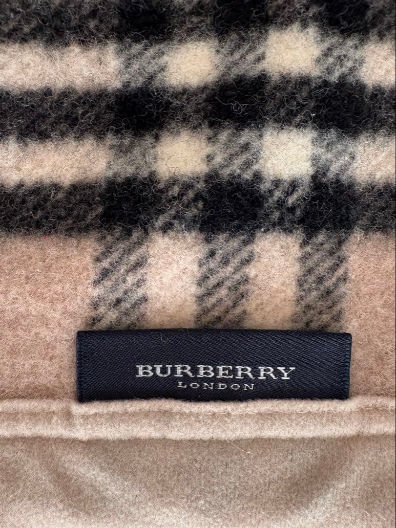BURBERRY バーバリー　毛布　チェック柄　ウール 200㎝