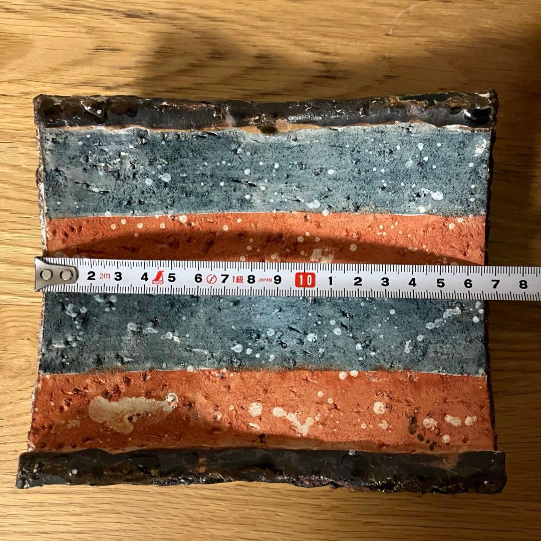 和食器　足付　長方皿　4枚セット