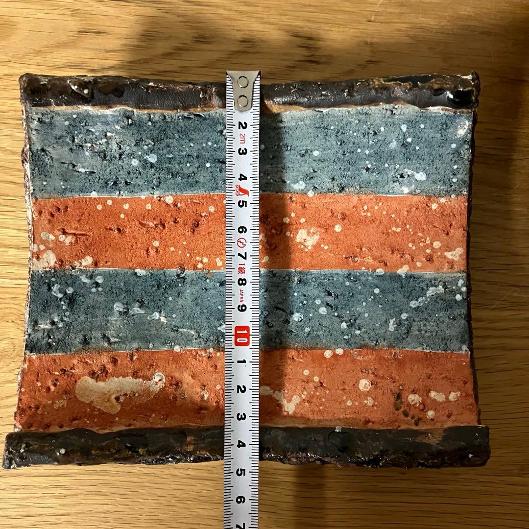 和食器　足付　長方皿　4枚セット