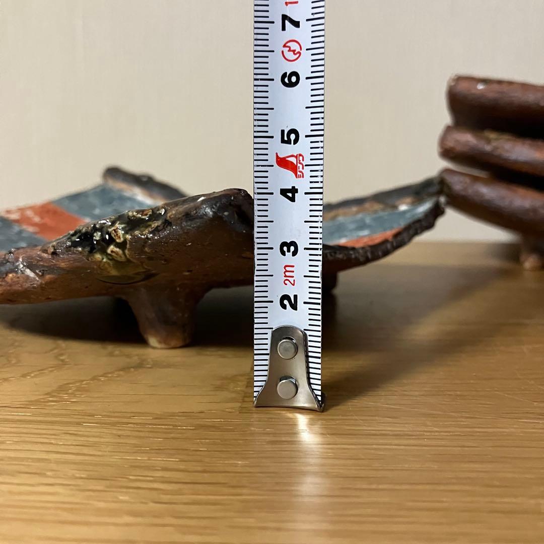 和食器　足付　長方皿　4枚セット