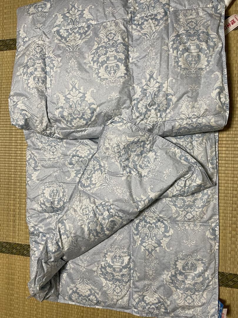 京都西川　ウォッシャブル　羽毛掛け布団　肌掛け