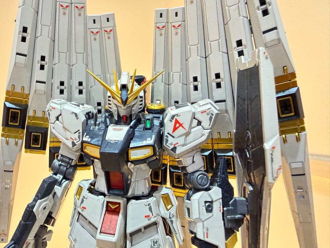 RG νガンダム　Hi-νガンダム チタニウム　サザビー コーティング　完成品