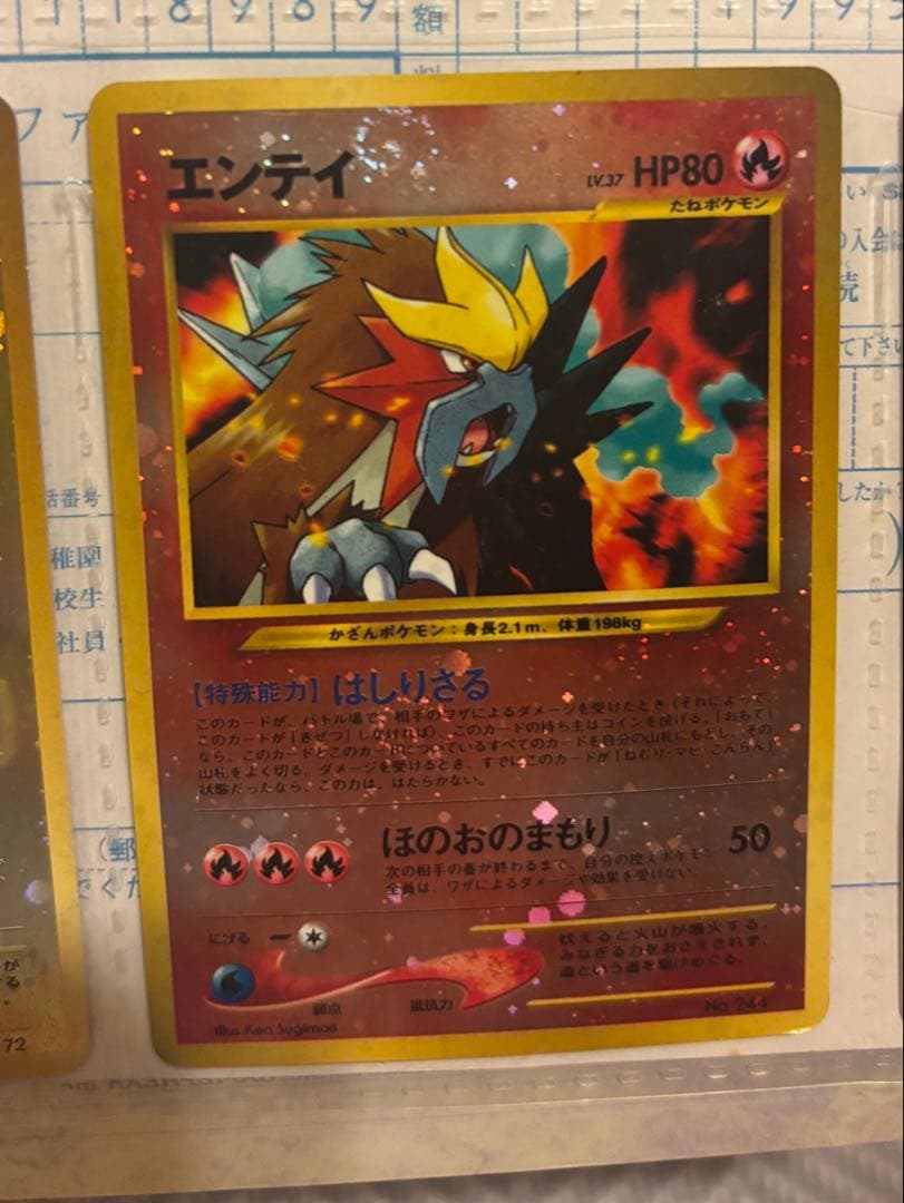 旧裏　渦巻きあり　ポケモンカードネオ プレミアムファイル2