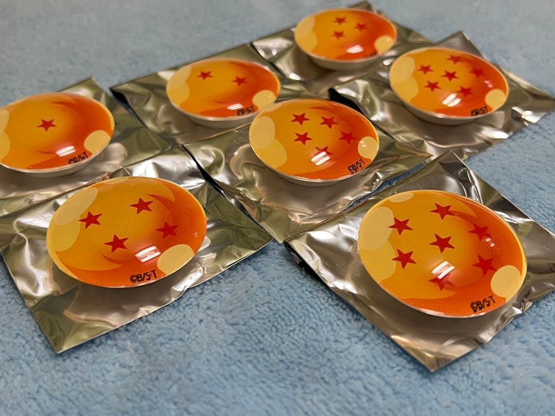 ドラゴンボールストア　ガラスマグネット　全７種コンプリートセット　一星球　四星球