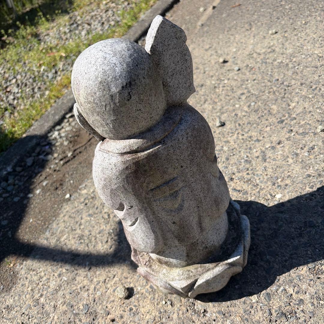 地蔵　庭石　錫杖　宝珠　石像　御影石　彫刻