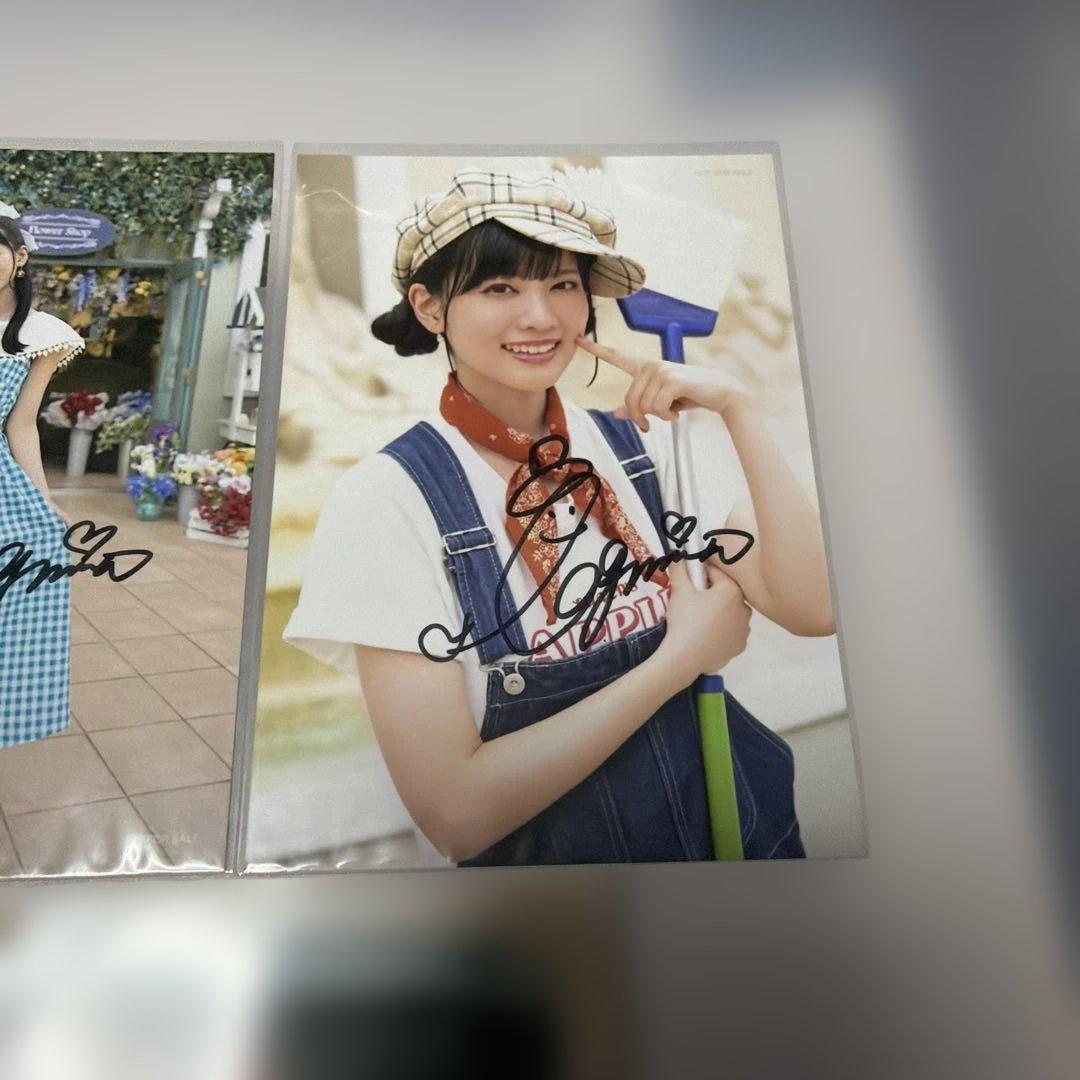 大西亜玖璃　直筆サイン入り　ブロマイド　×3 別売り可