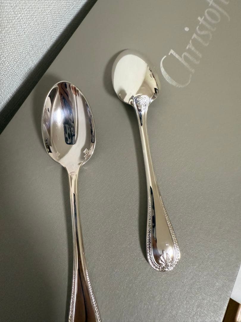 Christofle クリストフル　マルメゾン　コーヒースプーン 2本セット