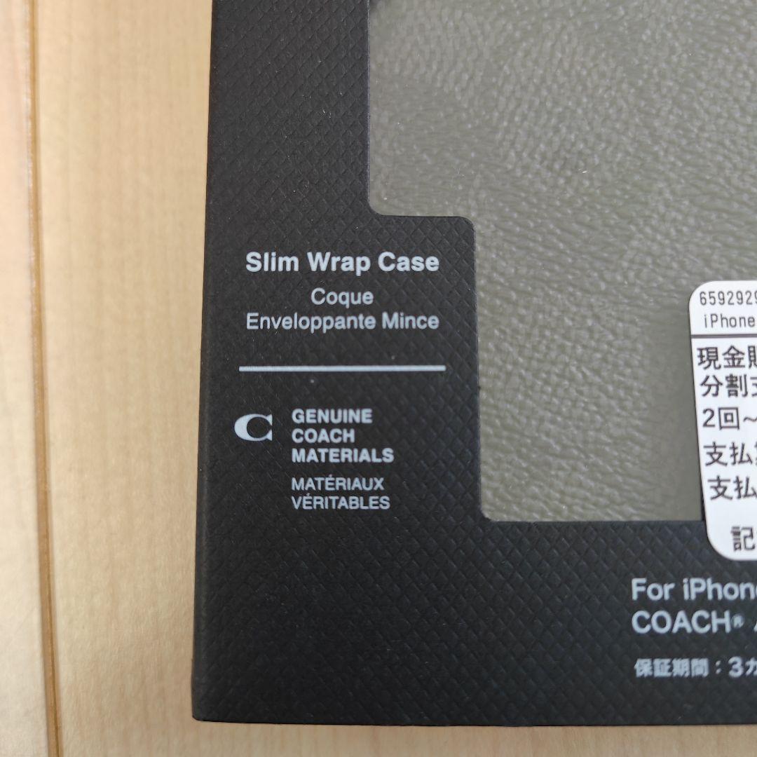 COACH スリムラップケース iPhone 17用 ブラック新品未使用