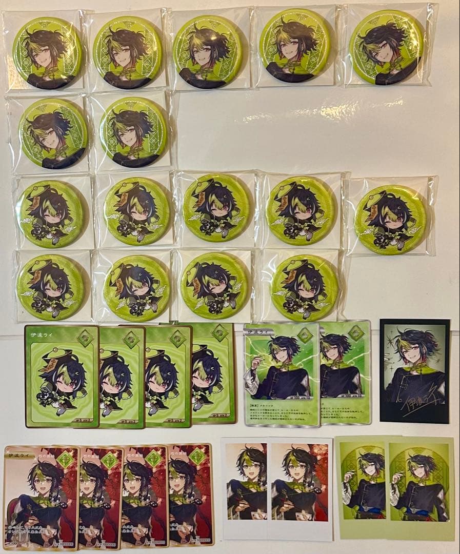 伊波ライ 2周年 チェキ風カード 缶バッジ 特典 【2月限定価格❣️】
