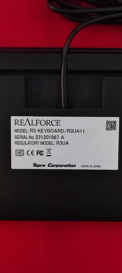 ♦REALFORCE R3 KEYBOARD/R3UA11 有線本体・超美品！♦