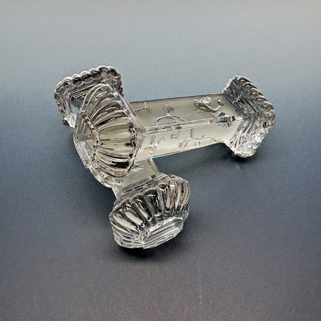 訳あり オールド バカラ ルネッサンス ナイフレスト 2個 ペア セット レア