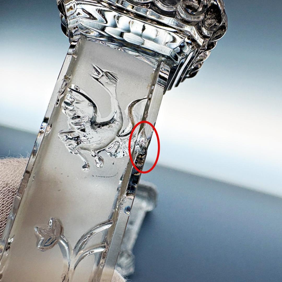 訳あり オールド バカラ ルネッサンス ナイフレスト 2個 ペア セット レア