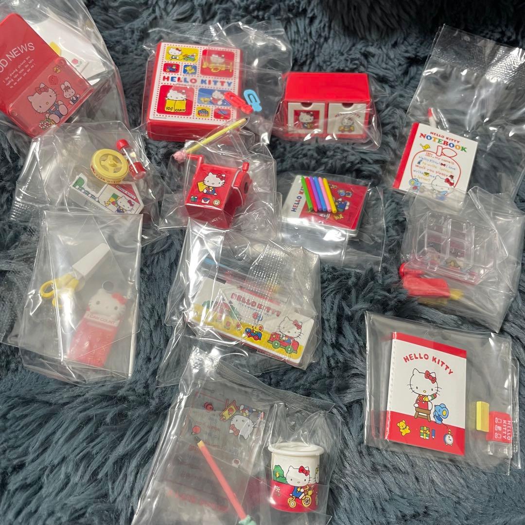 サンリオ ハローキティ 文房具 リーメント 未開封 12種 コンプ 平成レトロ